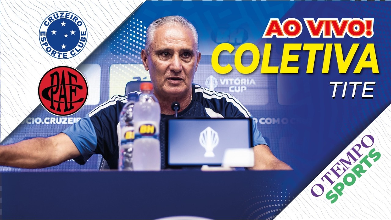 🔥AO VIVO🔥 COLETIVA DE TITE APÓS CRUZEIRO X POUSO ALEGRE🦊🎙️