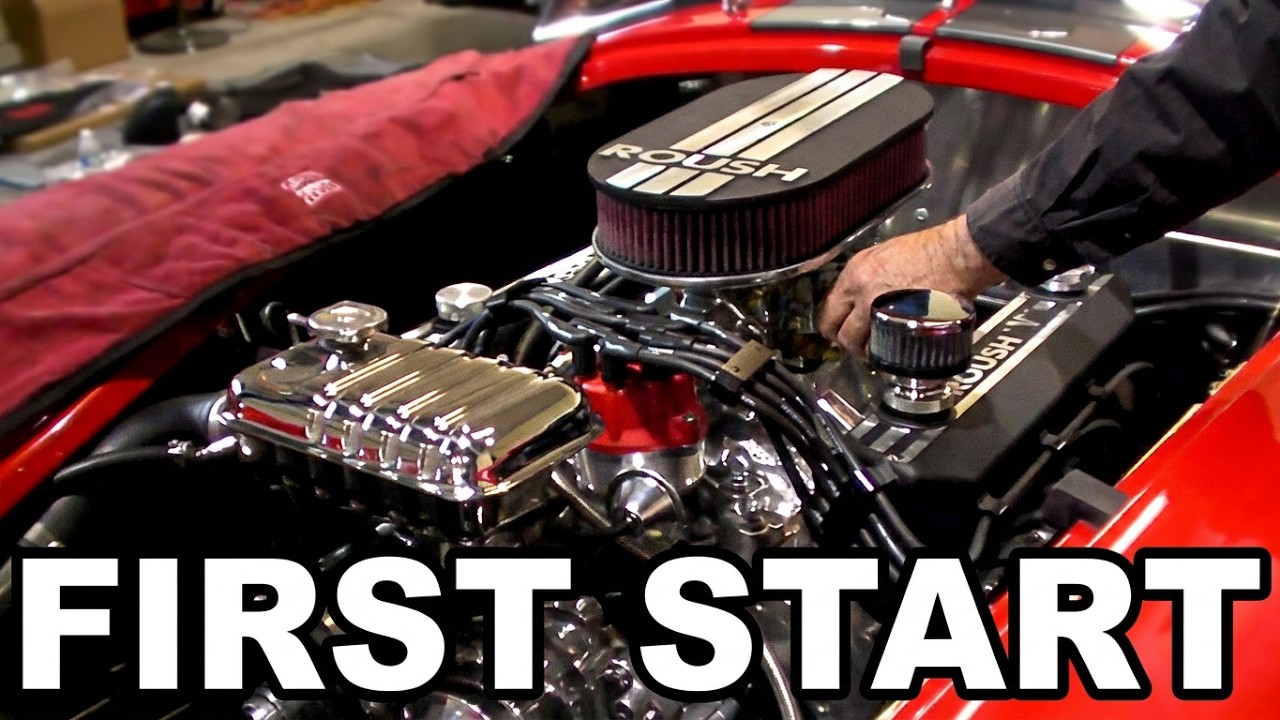 Roush 427SR Start Up in new Superformance Mkiii