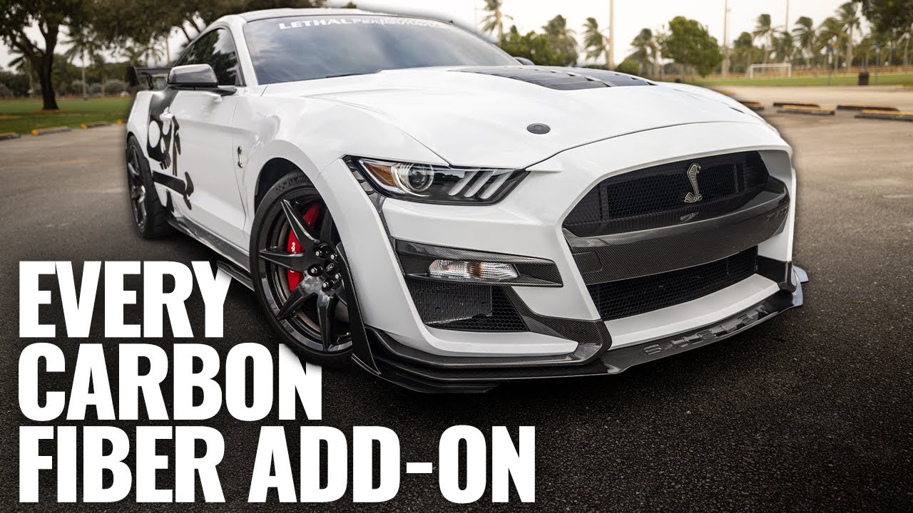 ВСЁ ИЗ УГЛЕРОДНОГО ВОЛОКНА! - Shelby GT500 2020 года, композиты Anderson/карбоновое волокно Ford ...