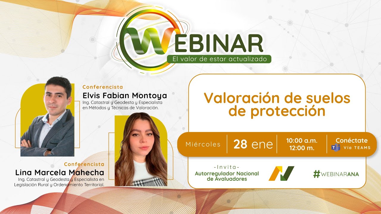#webinarANA | Valoración de suelos de protección.