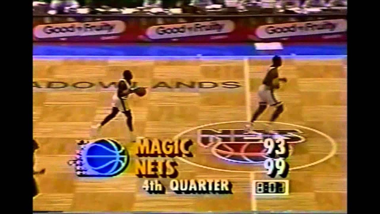 1993 Regular Season Orlando@New Jersey HIGHLIGHTS