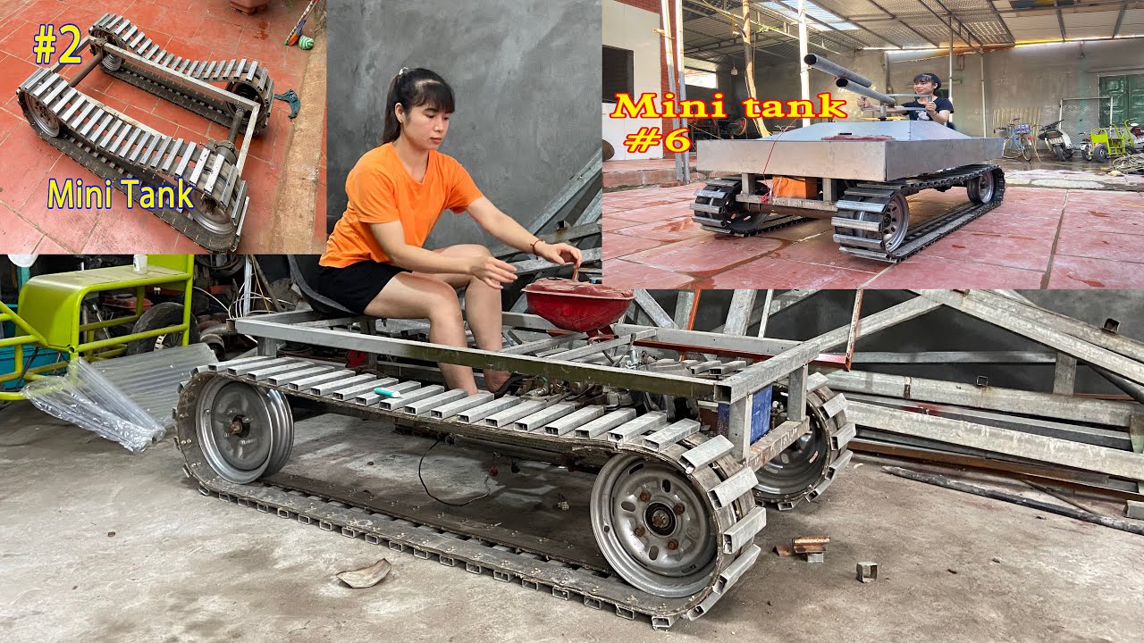 Самодельный мини танк Фантастика - Полное видео | Автомобильная техника