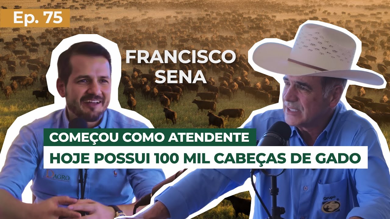 EP 75 -  De atendente a dono de mais de 100 mil cabeças de gado: A história de Francisco Sena