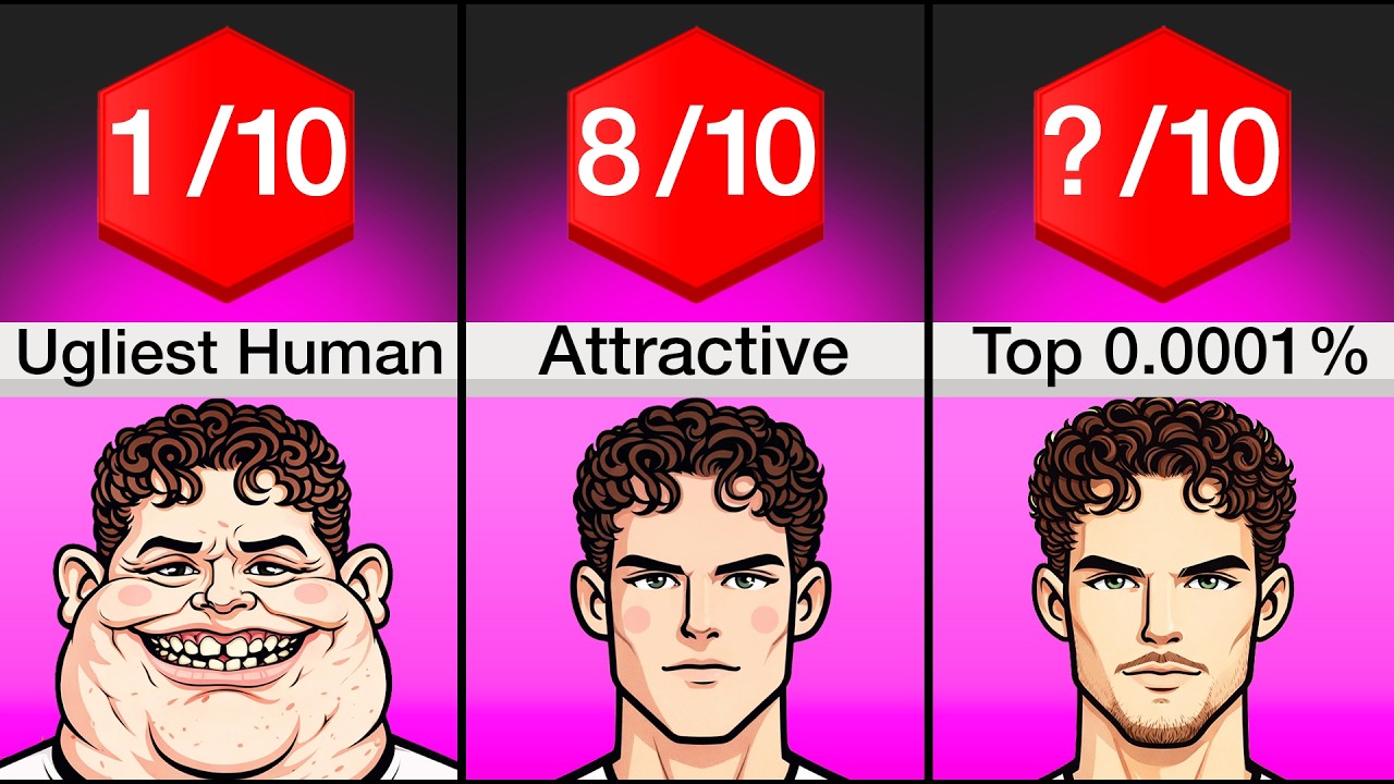 Comparison: Every Level Of Attractiveness