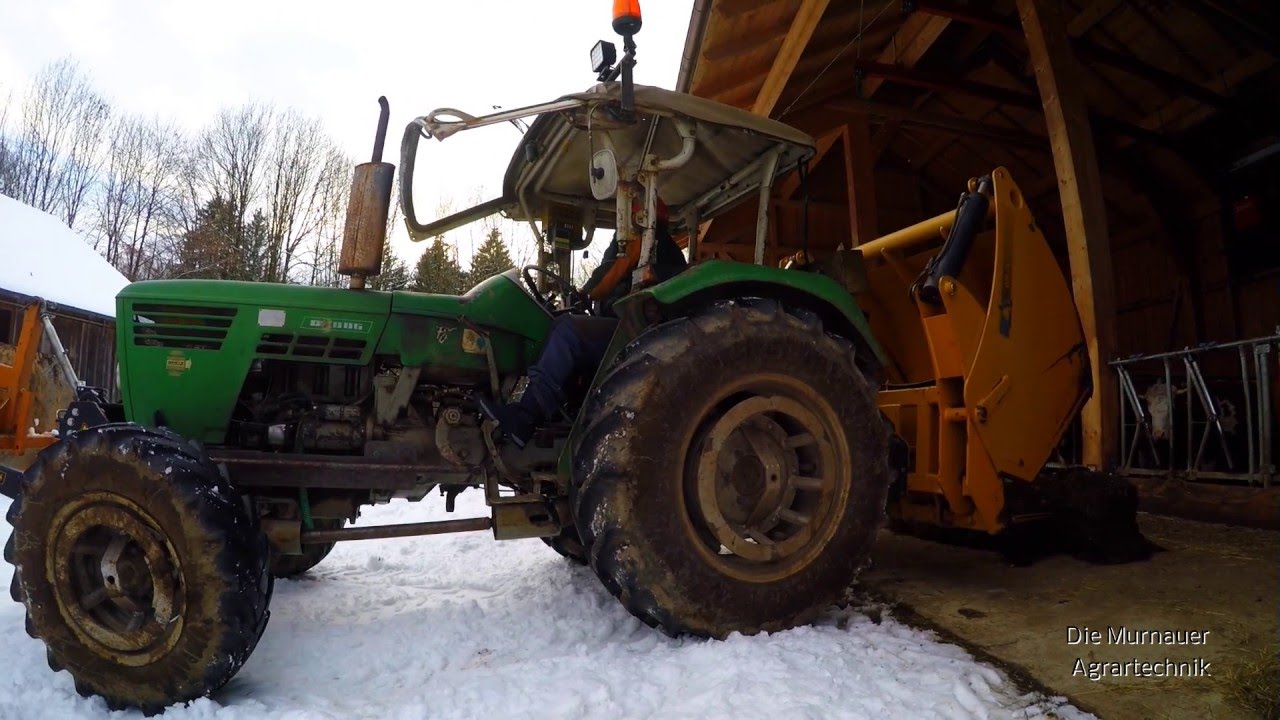 Rinder Füttern [GoPro] Mammut Silagezange | Stepa Kran | Deutz