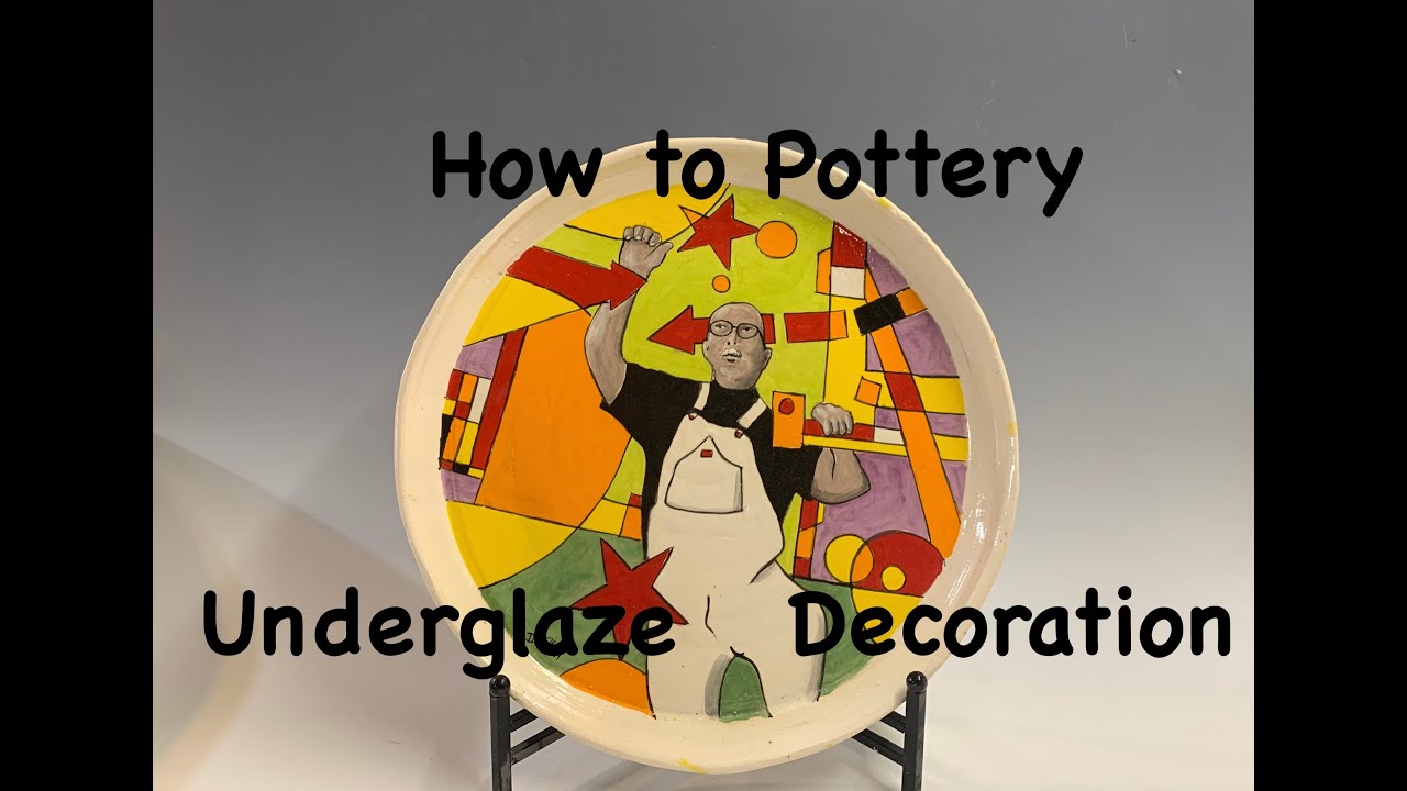 How to Pottery Underglaze Decoration