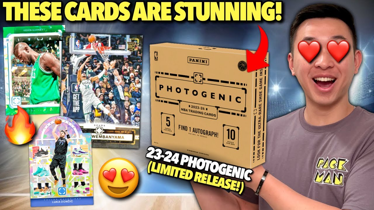 ЭТИ ОГРАНИЧЕННЫЕ 🏀 КАРТОЧКИ ПОТРЯСАЮЩИЕ (БУУМ!)! 😮🔥 Обзор Panini PhotoGenic Hobby Box 2023-24