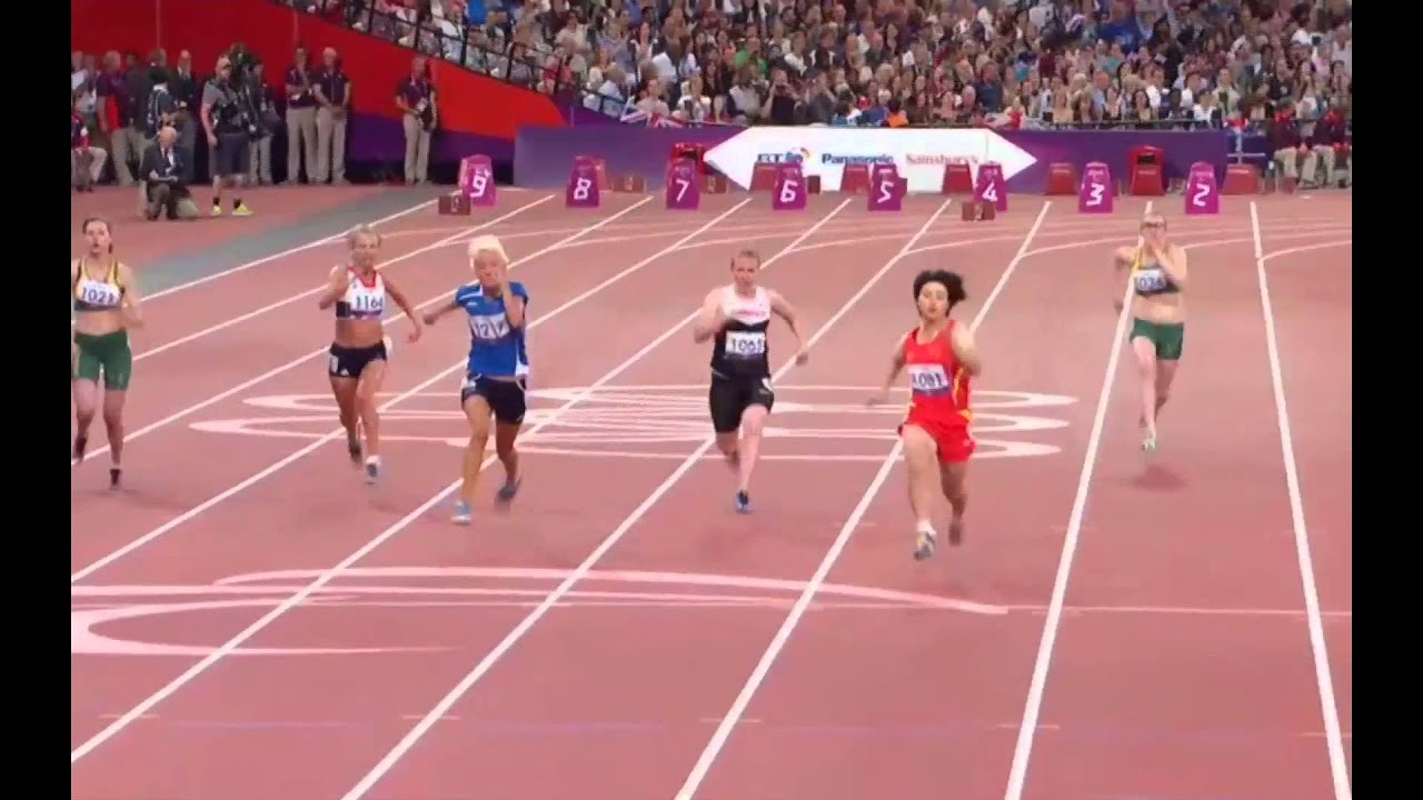 Sophia Warner   T35 100m London 2012 Paralympics