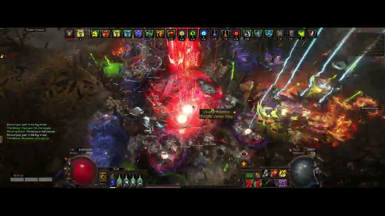 [PoE 3.26 Mercenaries] Lightning Warp Tornado Shot - Speed Map Abomination T17