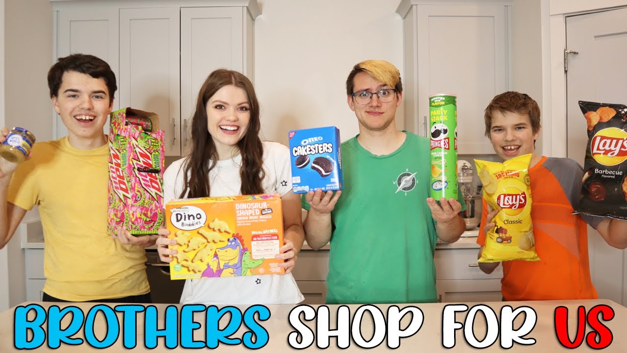 My BROTHERS Grocery Shop For US!