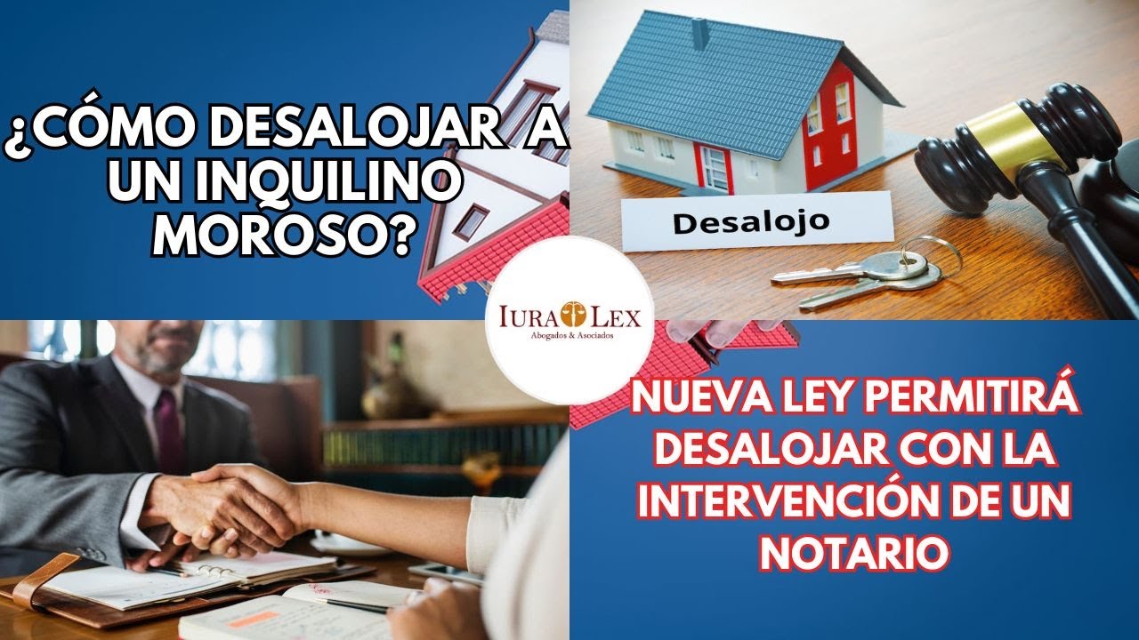 DESALOJO NOTARIAL | ¿Cómo desalojar a un inquilino moroso? 🤷‍♂🤷‍♀