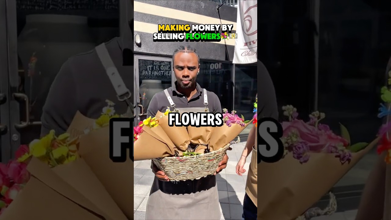 S2-D96🎒💵Сколько я зарабатываю на продаже цветов🌻#otmc