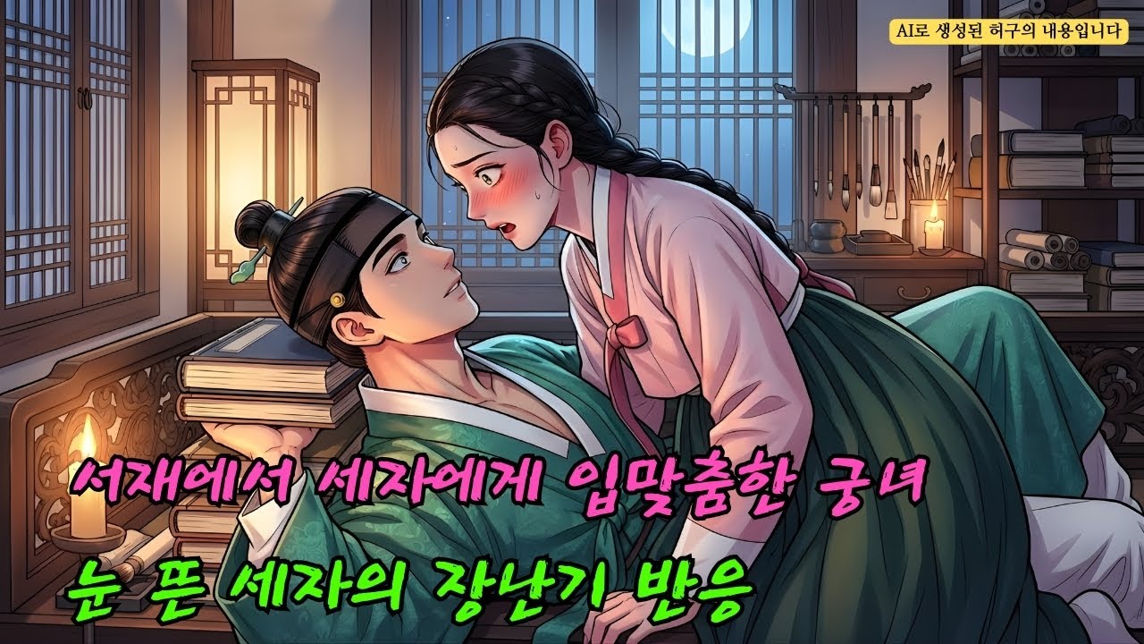 서재에서 잠든 척하던 세자 저하에게 몰래 입맞춤한 천한 궁녀, 씩 웃으며 눈을 뜬 세자의 장난기 어린 반응에 그만 혼비백산하고 만 사연|조선 야사 실화 | 숨겨진 이야기 낭독