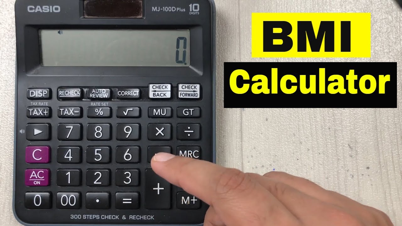 Comment calculer l'IMC (indice de masse corporelle) avec une calculatrice simple