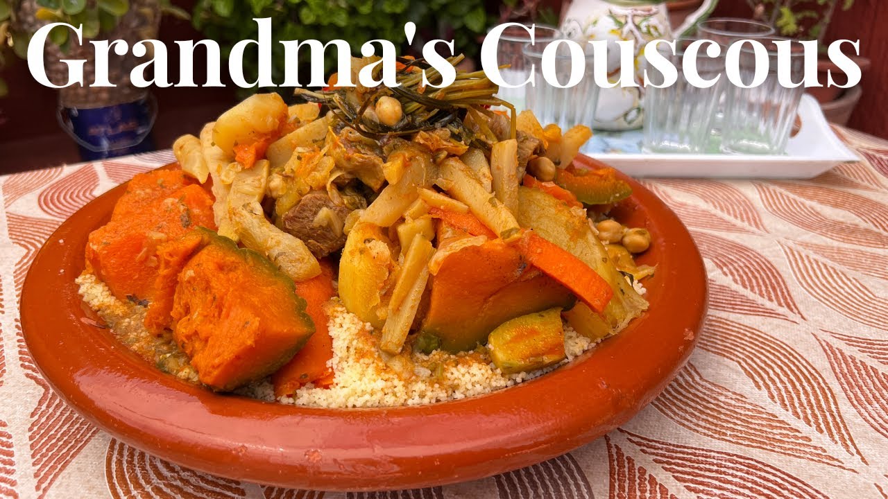 Grandma Couscous - Cooking on the rooftop in Morocco
