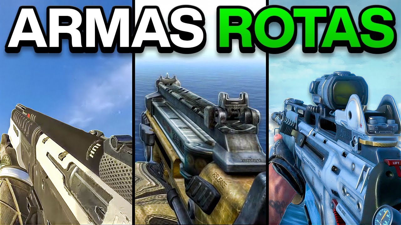 Las ARMAS mas ROTAS de la HISTORIA de CALL OF DUTY TOP 10