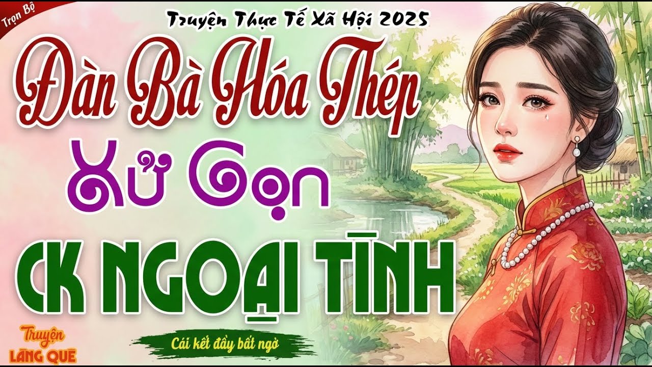 Truyện hay ai cũng khen： ĐÀN BÀ HÓA THÉP XỬ GỌN CHỒNG NGOẠI TÌNH - Kể chuyện đêm khuya