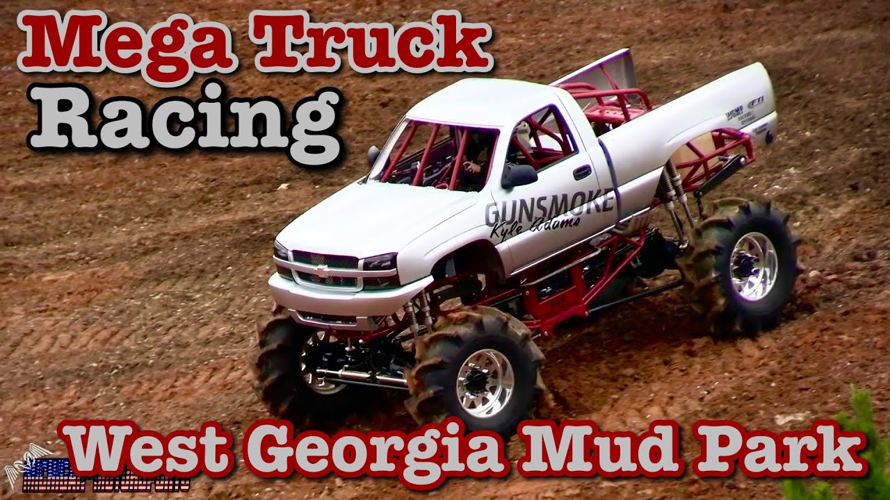 Mega Truck Racing At West Georgia Mud Park