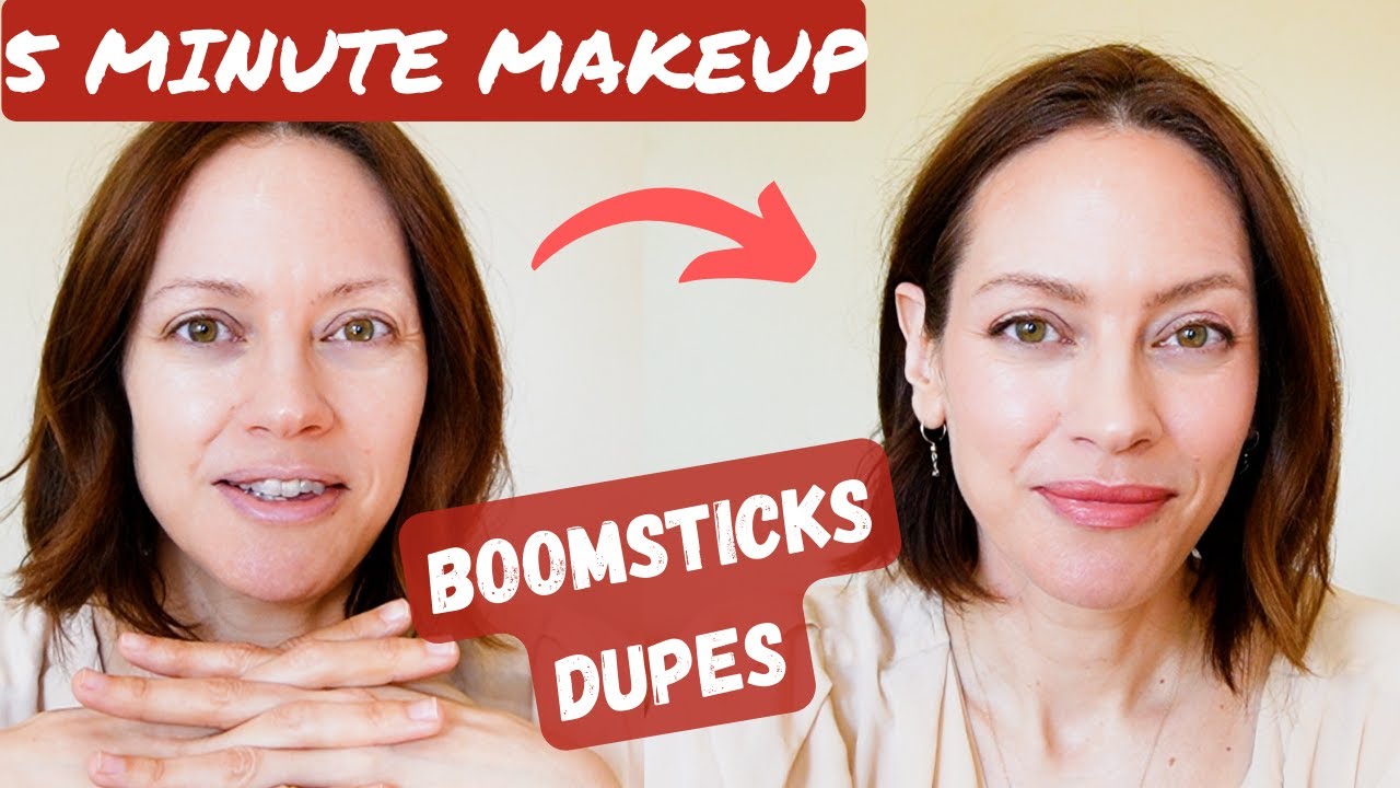 Simple Everyday Natural Makeup Look Mature Skin | Boomstick dupes