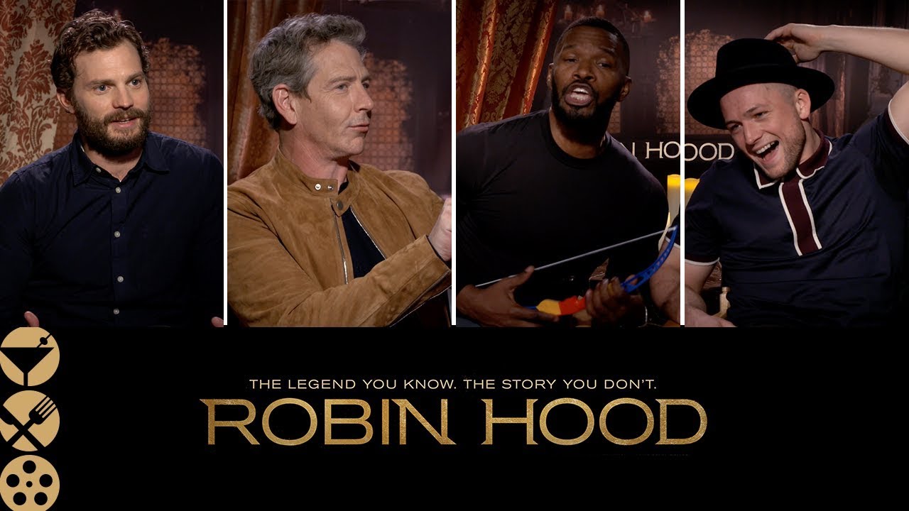 Robin Hood (2018) Interview with Taron Egerton, Jamie Foxx and Cast