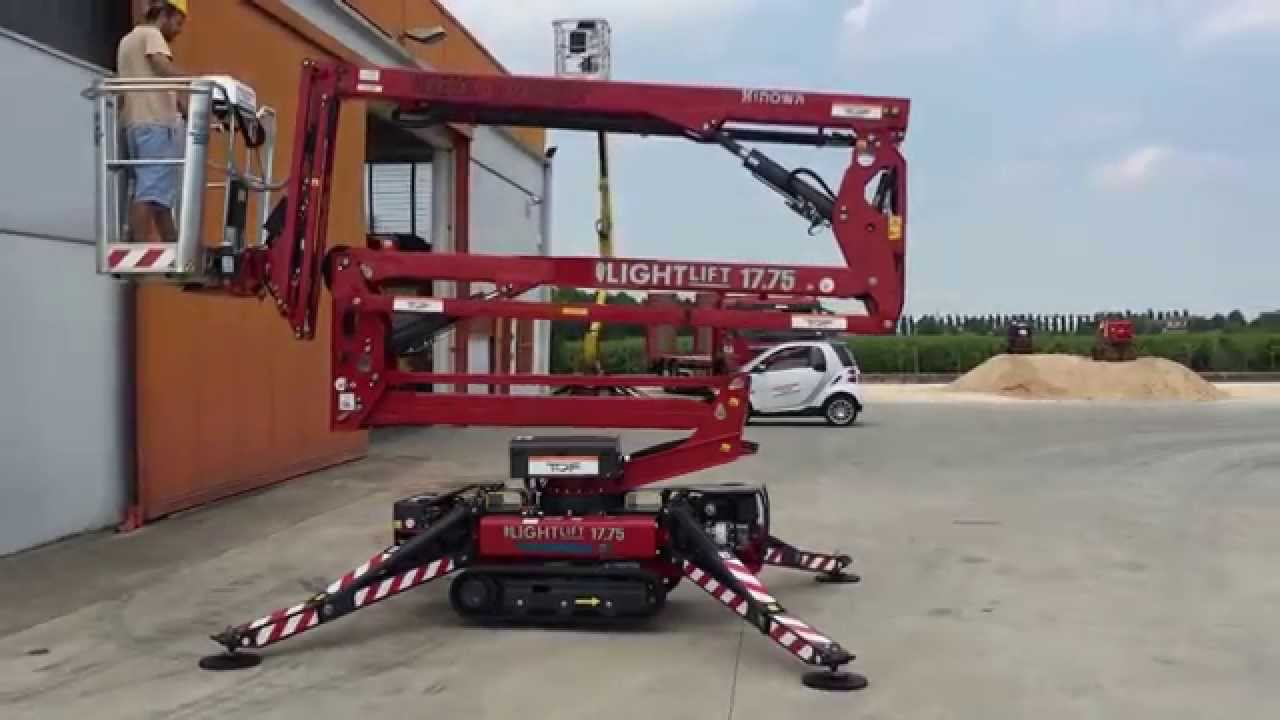 PIATTAFORMA AEREA HINOWA LIGHT LIFT 17.75 disponibile per il noleggio - Taf Machinery srl