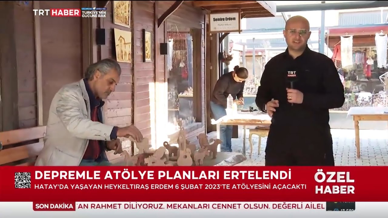 Hayata ve sanata Hatay Kültür Sanat Çarşısı ile tutundular | TRT Haber