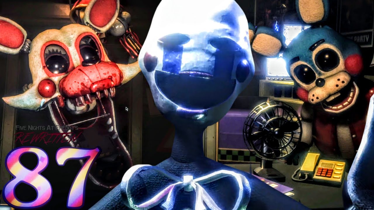 FNAF Rewritten: 87 - Night 1-6 & Minigames (No Commentary)