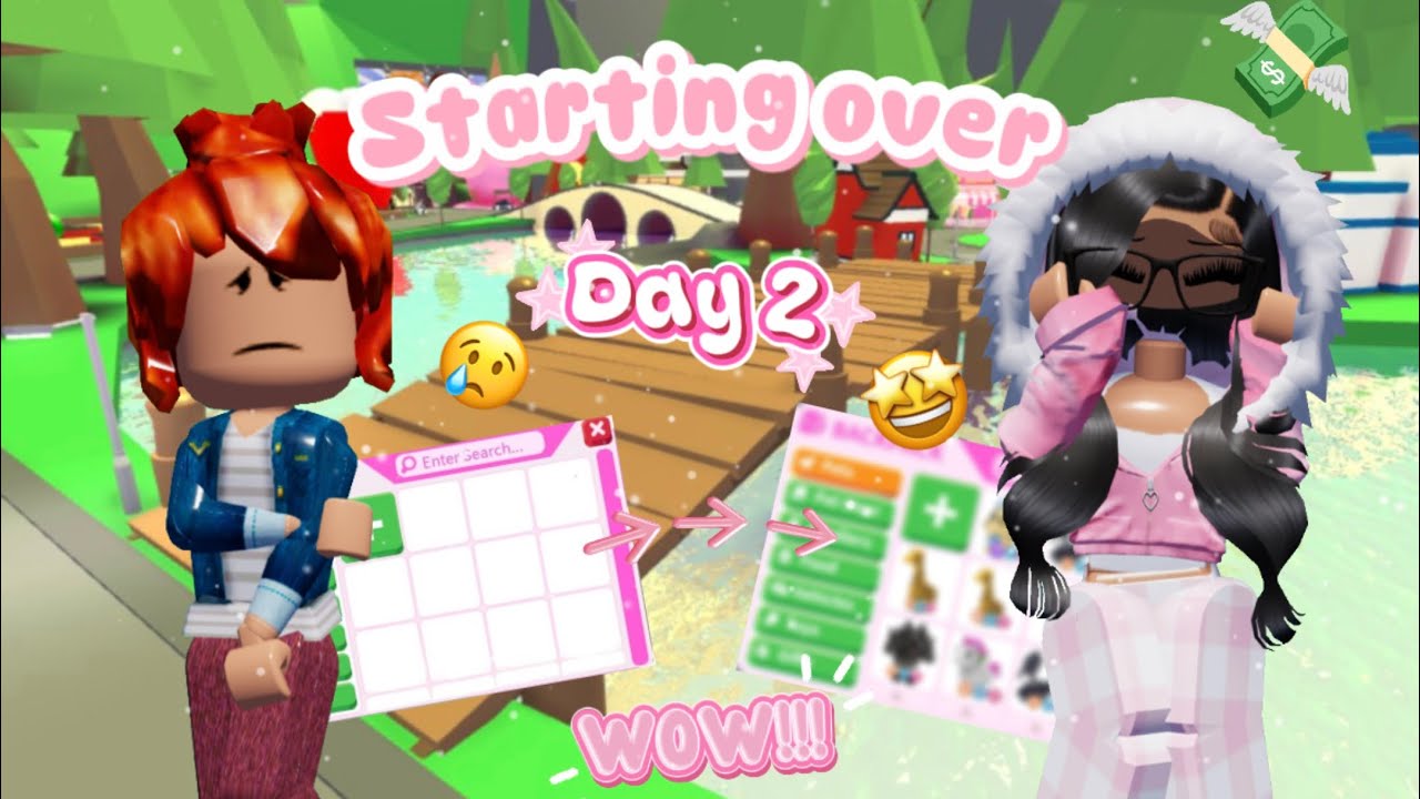 Starting Over : Je repars de 0 sur Adopt Me ! (Jour 2)/ Adopt Me Roblox 
