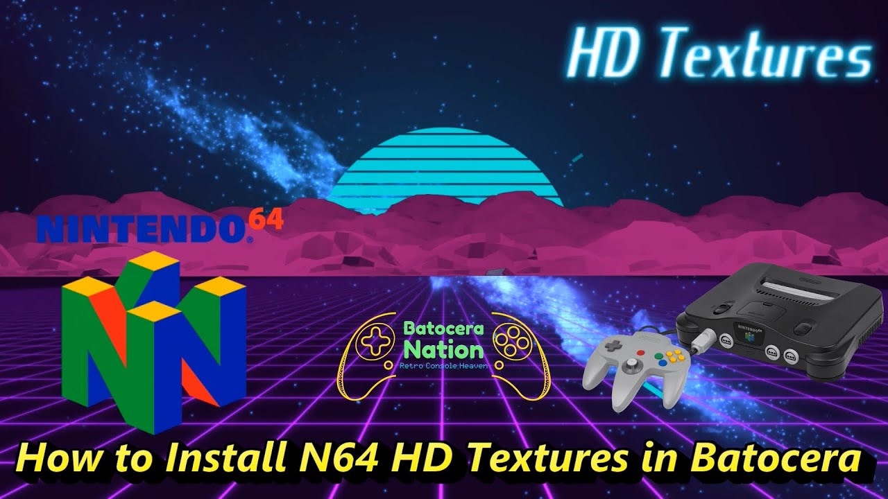 How to Install N64 HD Textures in Batocera