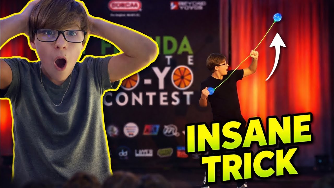 I landed the cleanest yo-yo trick of my life on stage