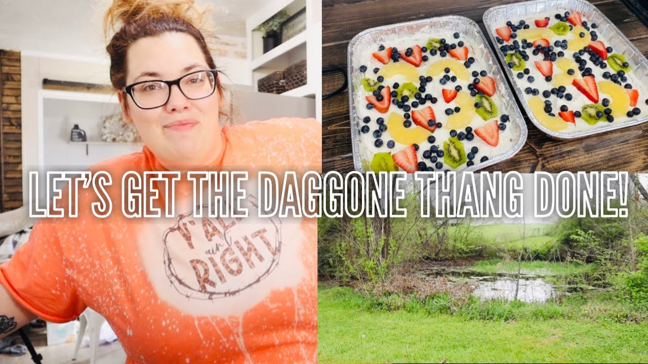 LET’S GET THE DAGGONE THANG DONE 👏🏻 | mobile home cleaning + Easter dinner prep! 💪🏻 WE GOT THIS!