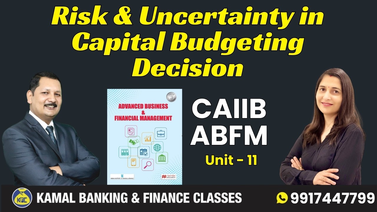ABFM - Unit11.1 Risk & Uncertainty in Capital Budgeting by Jyoti ma'am #4259 | 1 Mar 2026 at 7:45 AM