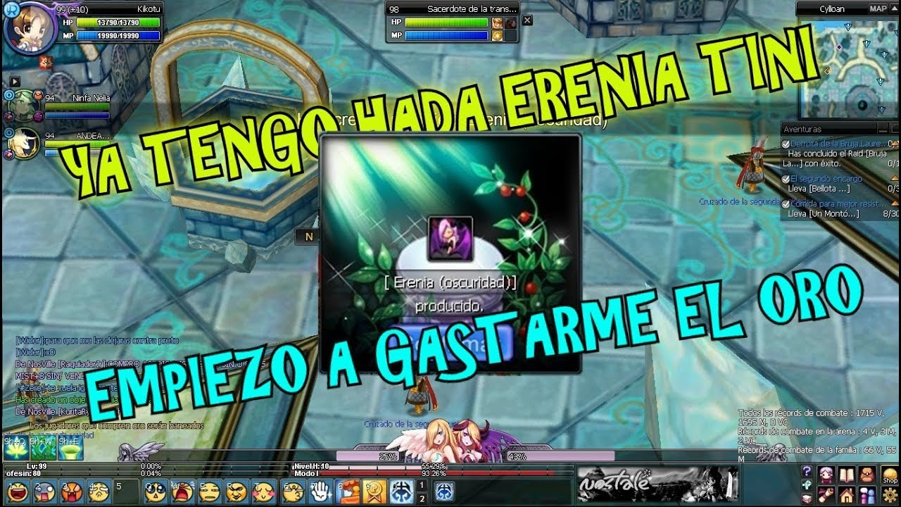 У меня уже есть FAIRY ERENIA TINI Я начинаю тратить GOLD | NosTale Kikotu