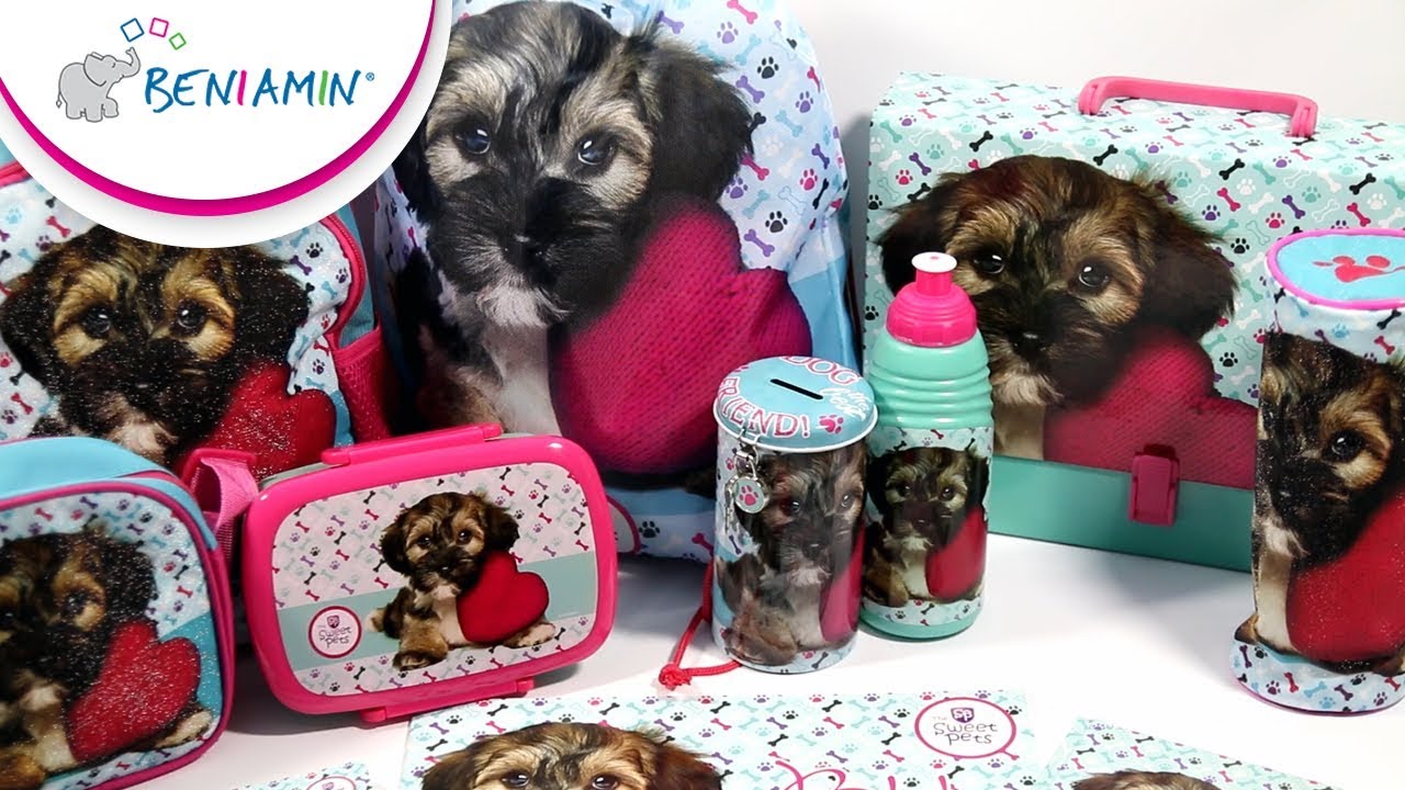 The Sweet Pets 🐶 Zestaw szkolny z pieskami 🐕 Beniamin
