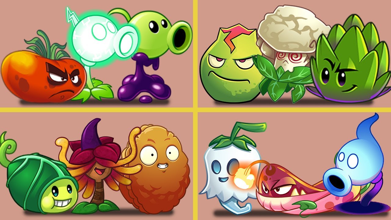PvZ 2 4 Random Team Plants vs Team Zombies #25