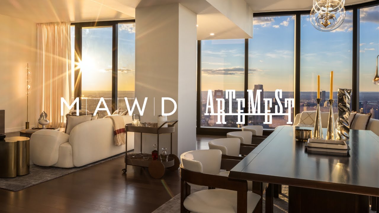 Discover the MAWD and Artemest penthouse at The Greenwich by Rafael Viñoly.
