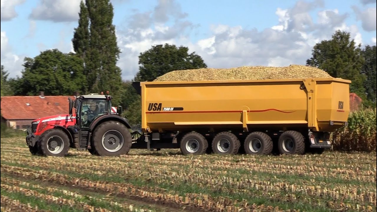 Maïs 2025 | Claas Jaguar 990 met 12 rijer | 3x4 asser USA Equipment | 3x3 asser USA | Corn Harvest