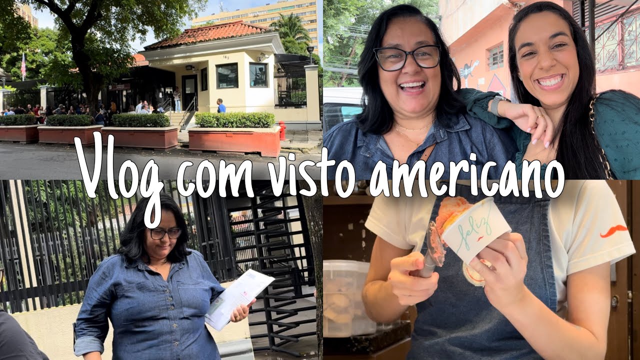 VLOG DE VIAGEM E VISTO AMERICANO - viagem de 24hs, dica de visto americano, entrevista no consulado