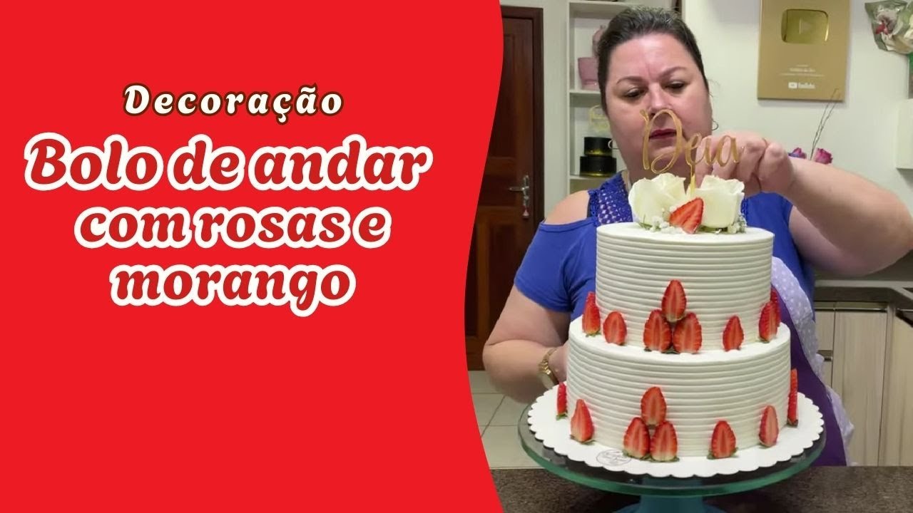 Vamos decorar um bolo de andar verdadeiro!