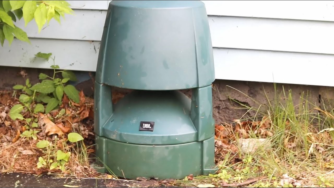 JBL 88M Outdoor Speakers: Loud enough for the block
