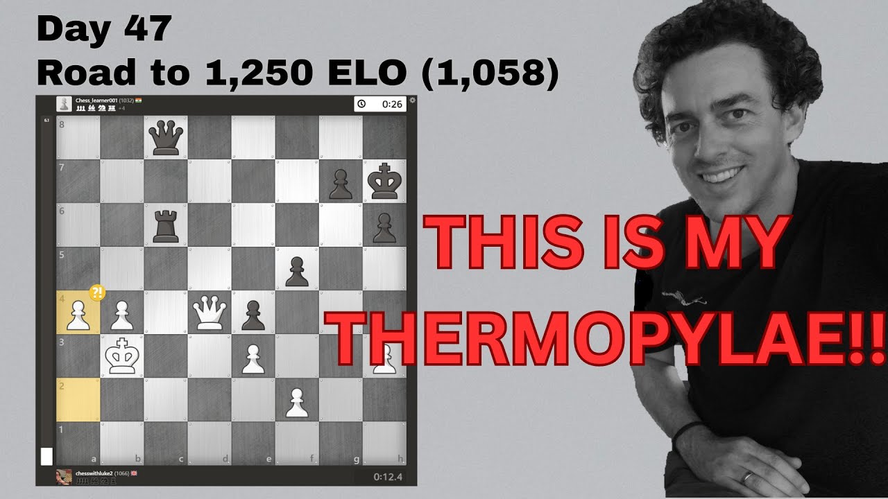 Road to 1,250 ELO (Day 47): Queen and Two Rooks Mexican Shootout