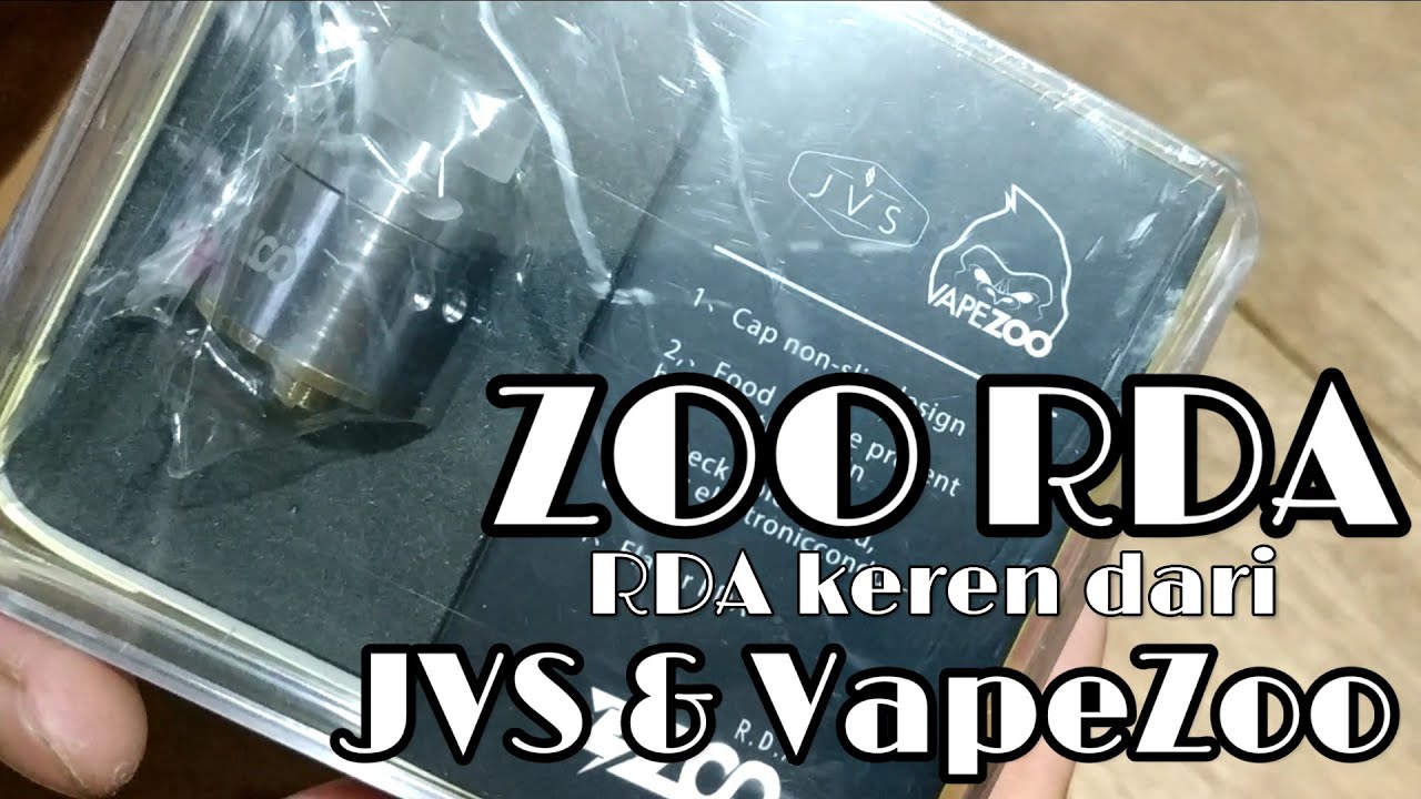 Unboxing Zoo RDA Kerren dari JVS & VapeZoo