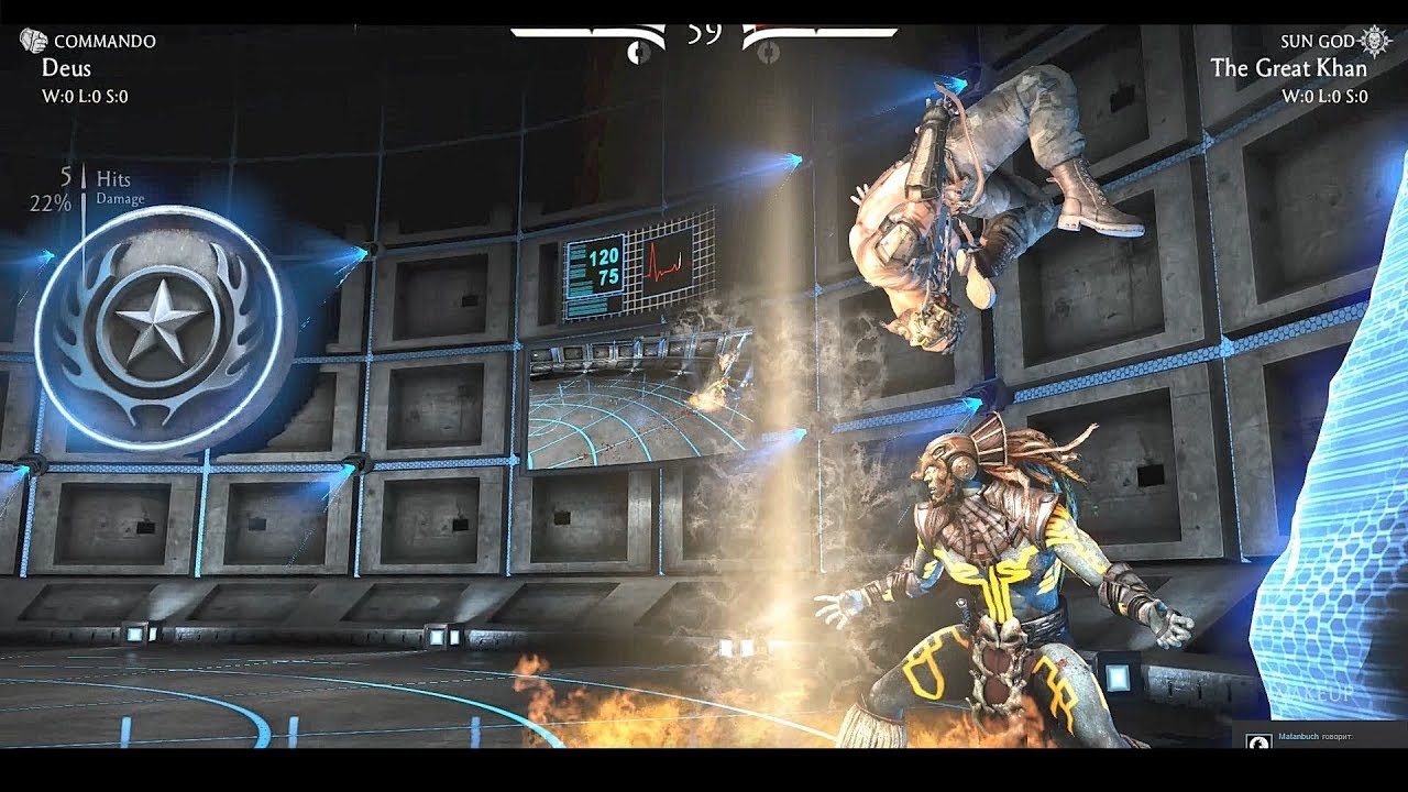 Deus (Commando/Cybernetic) vs The Great Khan (Sun God; Kung Jin) ft 10