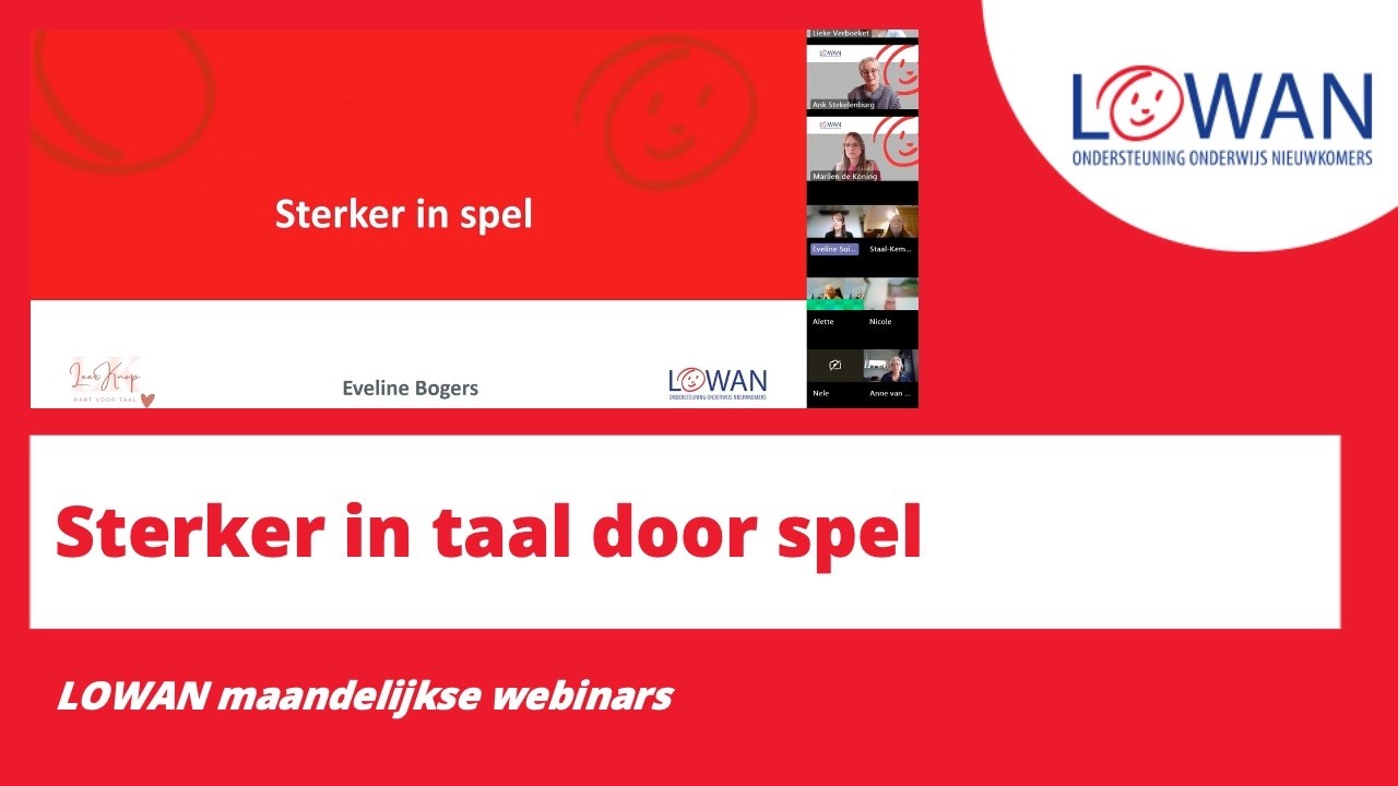 LOWAN | Webinar 'Sterker in taal door spel'