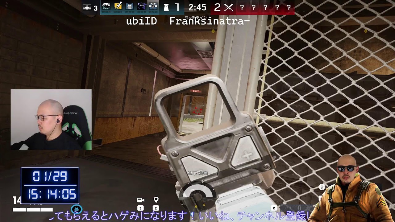 【レインボーシックスシージ/r6s/顔出し】ぉはょぅ
