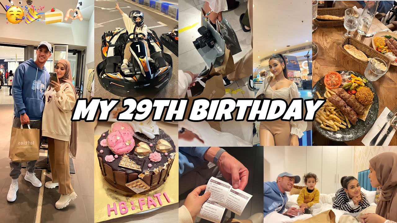 My 29th Birthday 🥳🎉🍰| يوم عيد ميلادي 29 🥹 كيفاش دوزتو و فين💕⚡️