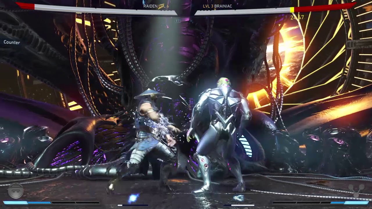 Injustice 2 Raiden vs Brainiac