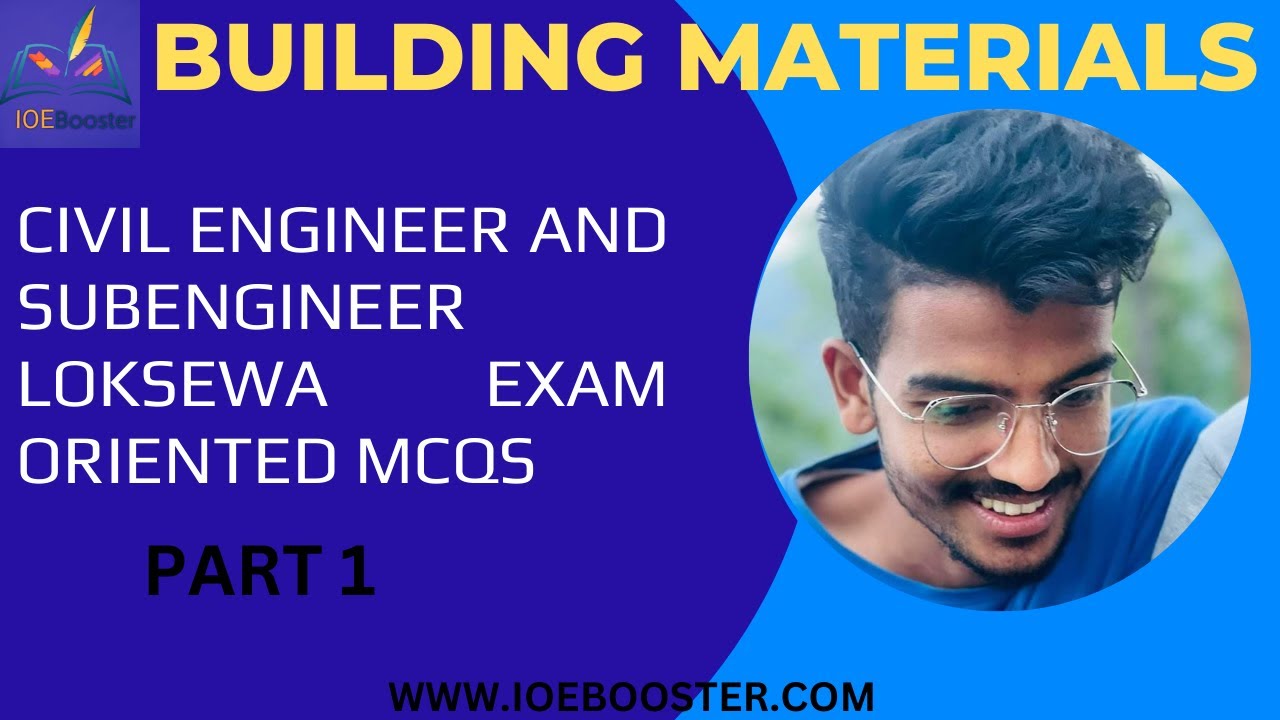 Building Materials  | Top 50 Repeated MCQs for Civil Sub-Engineer