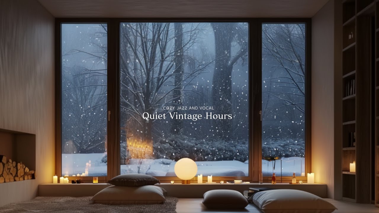 Quiet Winter Room by the Window Cozy Vintage Jazz & Vocal for Calm Nights | Quiet Vintage Hours