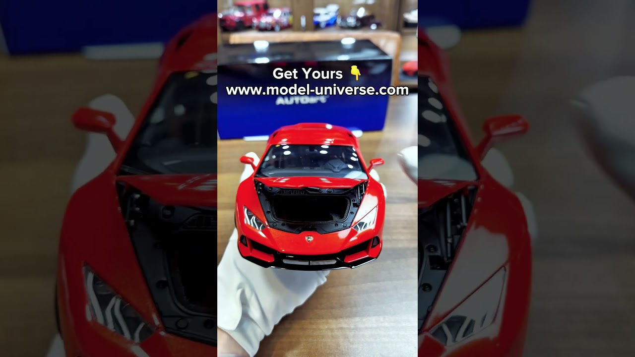 🔥 Lamborghini Huracan EVO in Metallic Orange (Arancio Xanto) - 1:18 Scale Composite Model by AUTOart